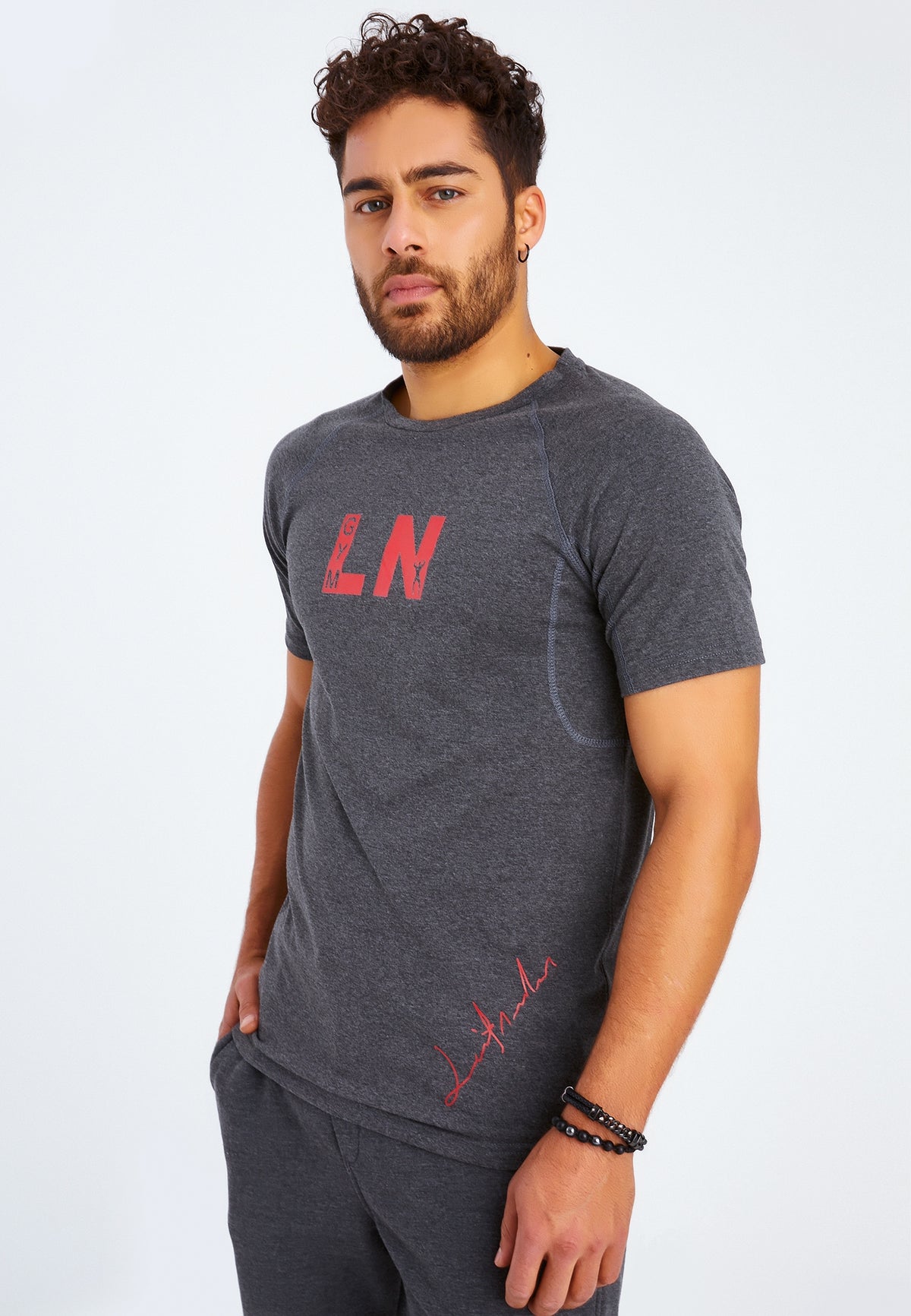 LN-6282 Anthrazit-Rot L