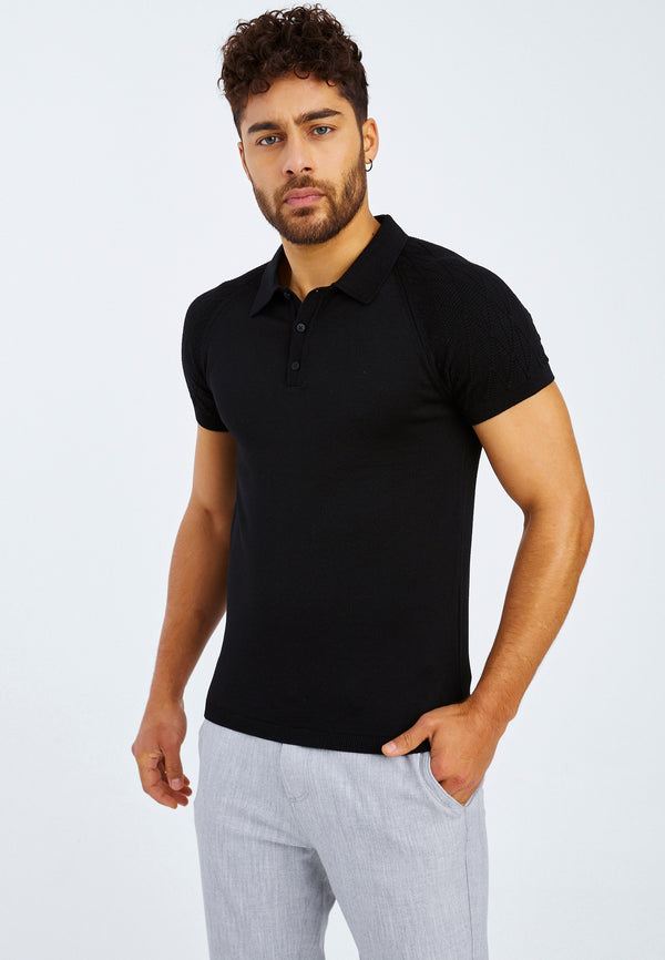 Leif Nelson Polo shirt fine knit