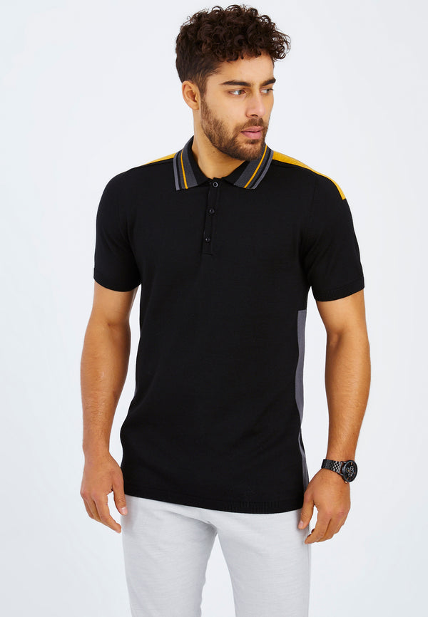 Leif Nelson Polo shirt fine knit